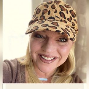 Francesca’s Leopard Print Ball Cap - NWT
